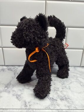 Douglas the Cuddle Toy “Magic Black” Cat w/bow